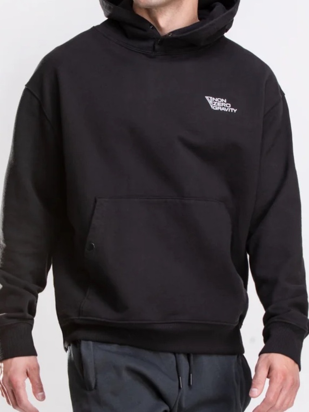 Non Gravity Zero MEN’S ZINTEX WORKOUT Sauna HOODIE - Black